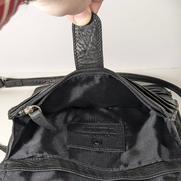 Osgoode Marley Genuine Leather Crossbody Bag Flap - Picture 6 of 12